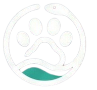 Logo of Tjspets with a paw print icon on a white background