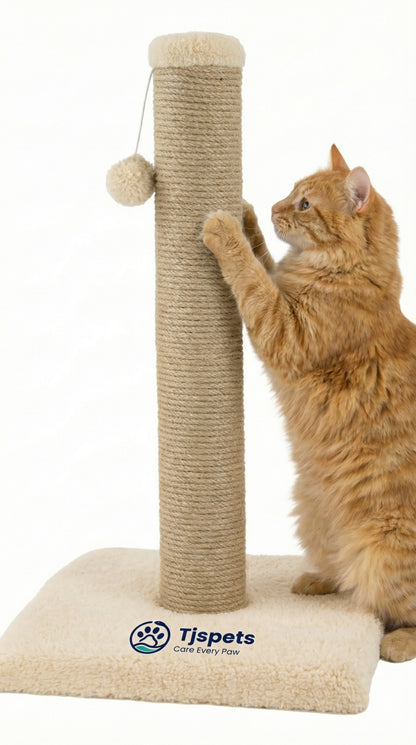 Cat Scratch Post with Hanging Toy
